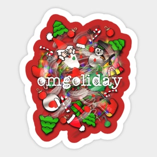 OMGOLIDAY!! Sticker